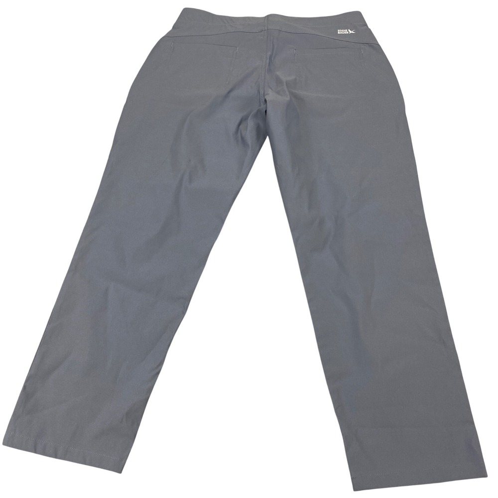 Eddie Bauer Horizon Straight Ankle Pants Womens 12 Blue Gray Hiking Travel - Picture 2 of 16